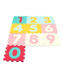 Moon Kids Puzzle Activity Floor Mat Numbers - 10 Pieces
