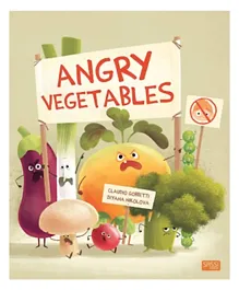 Sassi Angry Vegetables Picture Book - English