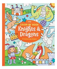 Ooly Coloring Book Knights & Dragons