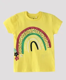 Pro Play Rainbow T-Shirt - Yellow
