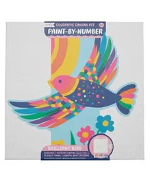 Ooly Colorific Canvas Paint By Number  Brilliant Bird
