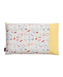 Clevamama ClevaFoam Baby Pillow Case - Grey/Yellow