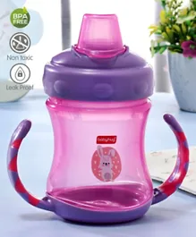 Babyhug Twin Handle Soft Spout Sipper Cup Purple - 250 ml