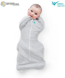 Love To Dream Stage 1 Swaddle UP Bamboo Original 1.0 TOG Newborn - Grey Dot