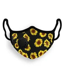 Nomad Mask Sunflower Valve Face Mask Multicolour - 14 cm Small