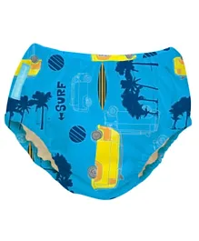 Charlie Banana 2 in 1 Swim Diaper & Training Pants Malibu Medium - Blue