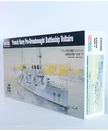 Hobby Boss French Navy Pre-Dreadnought Battleship Voltaire Building Set - White