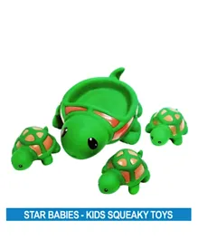 Star Babies Squeaky Toy Pack of 3 - Turtle