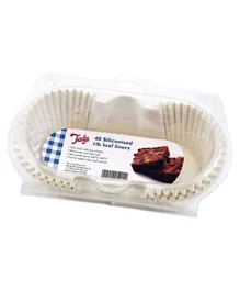 Tala 1Lb Siliconised Loaf Liners White - Pack 40