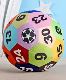 بيبي هاغ - كرة ناعمة مرقمة متعددة الألوان - 18 سم