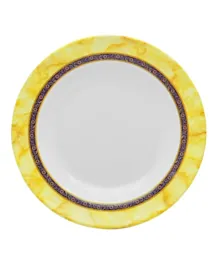Dinewell Hotensia Soup Plate - White & Beige