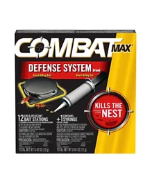 Combat Max Defense System Brand, Small Roach Killing Bait and Gel - 12 Count