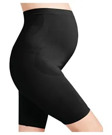 JoJo Maman Bebe Maternity Dual Support Slimming Shorts - Black