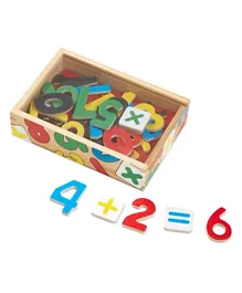 Melissa & Doug Magnetic Wooden Numbers - 37 Pieces