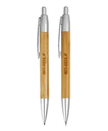 Onyx & Green Ball Pen Black and Mechanical Pencil Set (1010) Brown  - Pack of 2