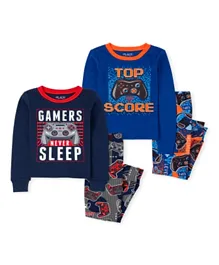 The Children's Place 4Pc Gaming Pajama Set - Blue