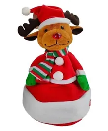 Brain Giggles LED Musical Christmas Hat - Reindeer