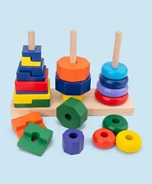Factory Price 3 Set Rainbow Stacking Tower Toy - 22 Pieces