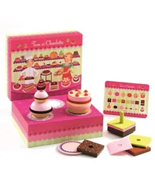 Djeco Charlotte and Tom's Patisserie Shop Role Play Set - 20 Pieces