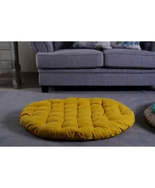 PAN Home Roxy Round Floor Cushion - Ochre