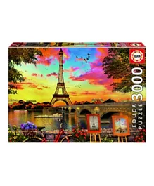 Educa Puzzles Sunset in Paris - 3000 Pieces