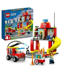 LEGO City Fire Fire Station And Fire Engine 60375 - 153 Pieces