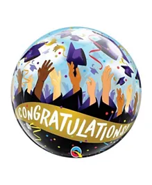 Qualatex Single Bubble Congratulations Balloon