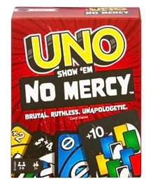 Mattel UNO No Mercy Card Game - 2 to 4 Players
