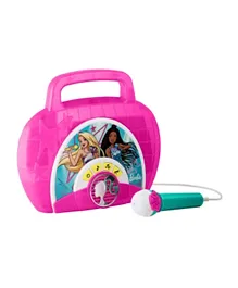 KIDdesigns Mattel Barbie Sing Along Boombox with Microphone - Pink