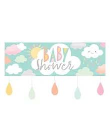 Creative Converting Sunshine Baby Shower Giant Party Banner- Green