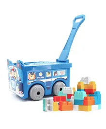 مون - عربة صغيرة لمكعبات اللعب - 30 قطعة