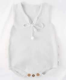 Stylefish Mia Sleeveless Dressy Bodysuit - White