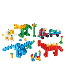 Poly M Dinosaur Paradise Building Blocks Kit - Multicolor