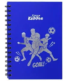دفتر ملاحظات بتصميم كرة القدم من سمايلي كيدوس - أزرق