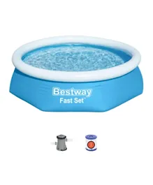 Bestway Fast Set Round Inflatable Pool Set