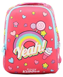 Smily Kiddos Junior Backpack Ice Cream and Candy Print Red - 10 Inches