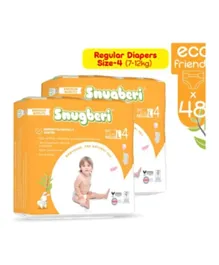 Snugberi Diapers Twin Value Pack Size 4 - 48 Pieces