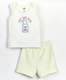 Zero Sleeveless  Tshirt and Bottomwear Male Color 6 NB