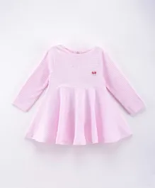 Zero Full Sleeves Dress - Pink