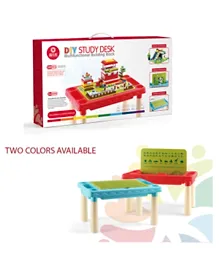 YERL A Colorfull Childhood Diy Learning Desk Set With Blocks Pack of 1 Assorted Colors - 300 Pieces