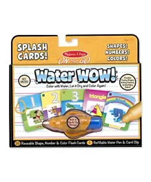 Melissa and Doug Water Wow Splash Cards - Shapes Numbers and Colors