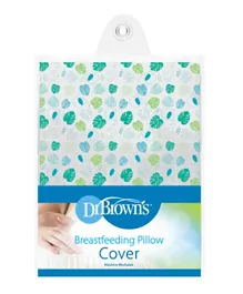 د. براونز - غطاء لوسادة الرضاعة - أخضر
