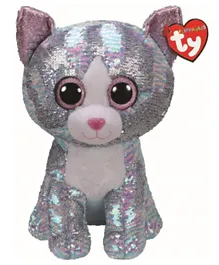 Ty Boos Flippable Cat Blue Large - 16 Inches