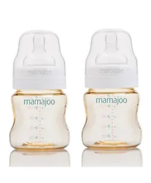 Mamajoo Feeding Bottle Pack of 2 Gold - 150 ml each