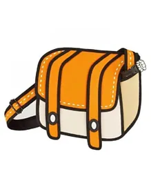 Jump from Paper Shoulder Bag Cheese Orange - 10.5 inch