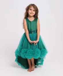 دي دانيلا فستان توتو طبقات للحفلات - أخضر زمردي