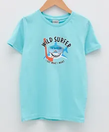 LC Waikiki Shark T-Shirt - Turquoise