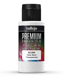 Vallejo Premium Airbrush Color 62.068 Clear Base - 60mL