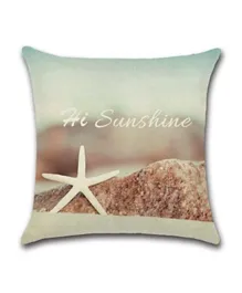 Rishahome Beach Printed Cushion Cover