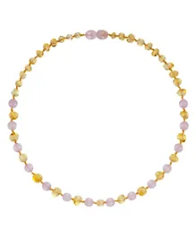 Made by Nature Premium Amber Baby Teething Necklace - Lemon Rose